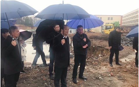 浦江县委书记程天云调研通宝TB建设项目