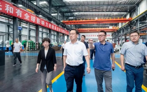 金华市委书记朱重烈调研通宝TB股份